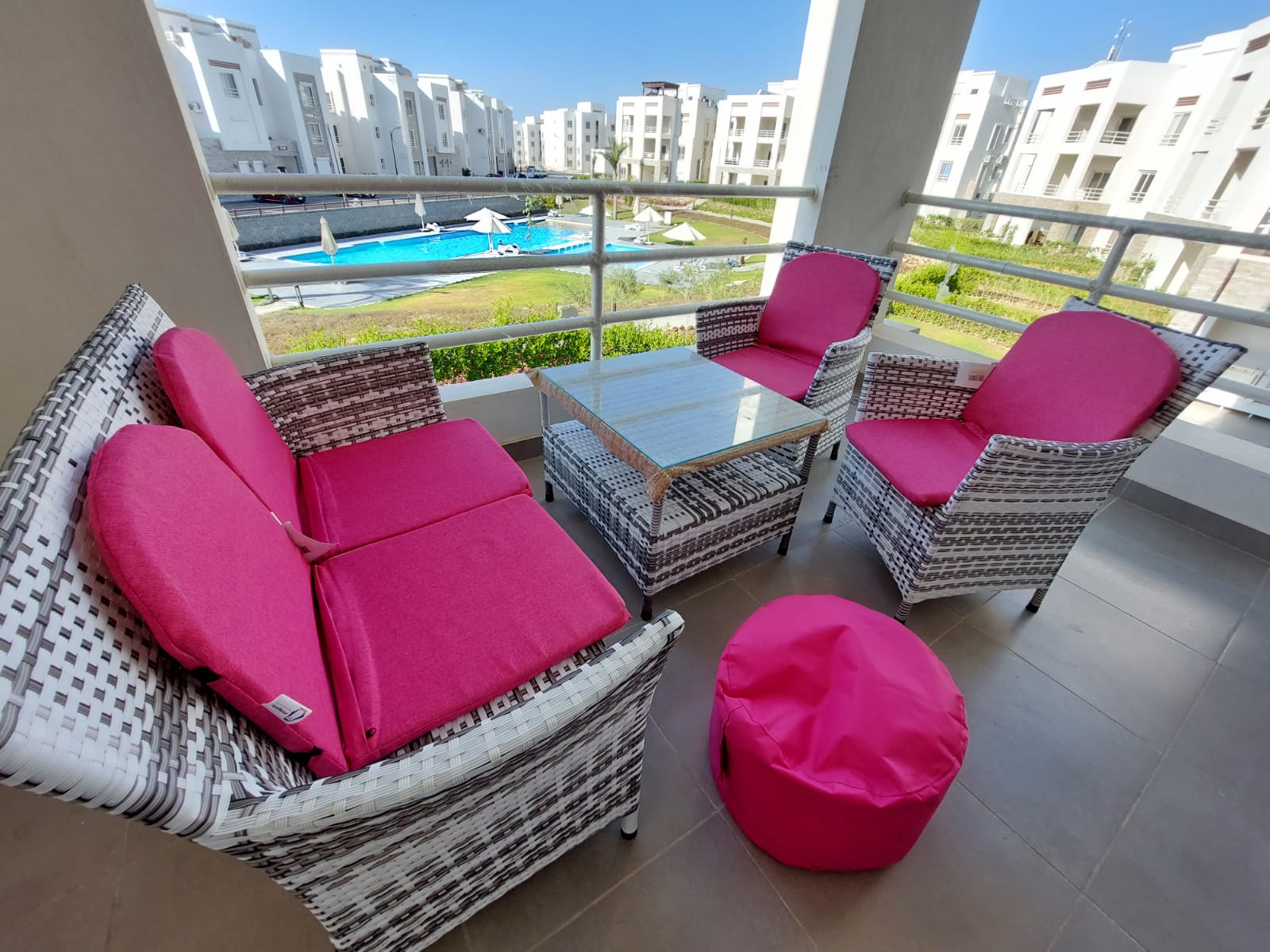 2BR Chalet in Amwaj north coast